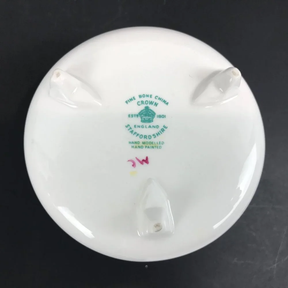 Crown Staffordshire ceramic porcelain floral figurine